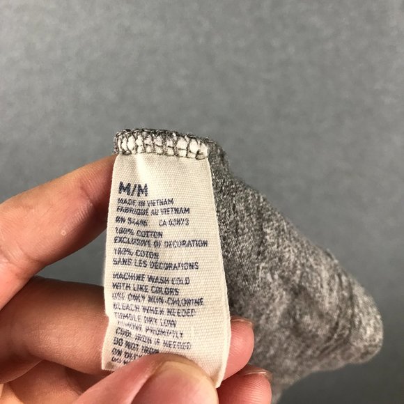 American Eagle T Shirt Mens Medium Gray Vintage Fit Short Sleeve Cotton - Picture 9 of 10